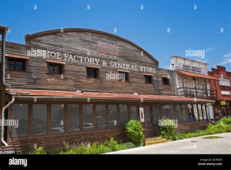 San Antonio, Texas - The SAS shoe factory and general store Stock Photo - Alamy