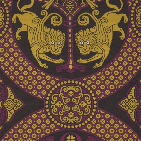 Medieval fabric, Byzantine silk with winged lions, 12th century - SARTOR BOHEMIA