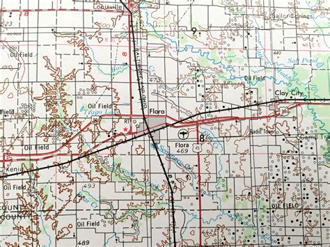 Antiguo Belleville Illinois 1958 Mapa Topográfico del | Etsy