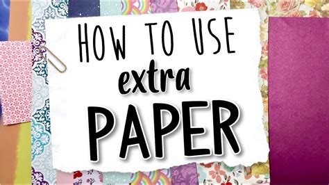 8 Creative Ways To Use Paper! Scrapbook paper craft ideas for teens/adults - YouTube