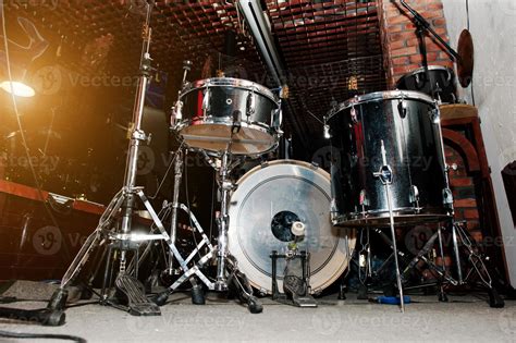 Drum set and drum sticks 5973915 Stock Photo at Vecteezy