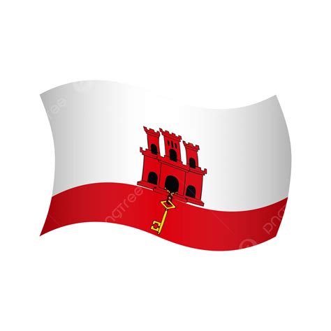 Gibraltar Flag, Gibraltar, Flag, Symbol PNG and Vector with Transparent Background for Free Download