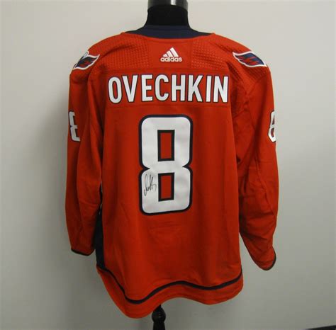 Alex Ovechkin Autographed Event Worn Jersey from 2019 Player Media Tour ...