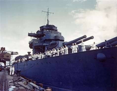 USS West Virginia Pearl Harbor on 30 April 1943 - color photo | World ...