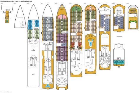 Seabourn Odyssey Deck 6 Deck Plan Tour