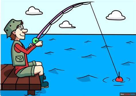 Top 188+ Fishing man cartoon - Tariquerahman.net