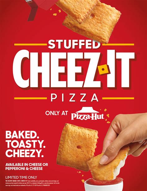 Pizza Hut, Cheez-Its Join Forces to Launch Stuffed Cheez-It Pizza | Us ...