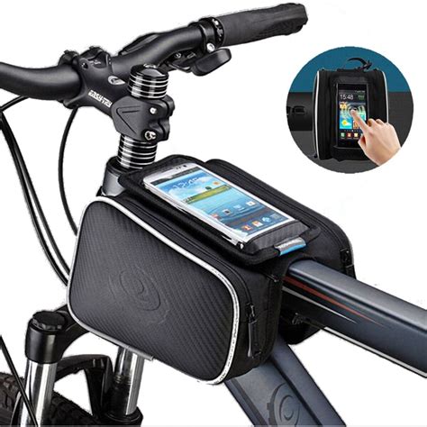 Bicycle bag phone bag bike phone bag with touchable pvc screen ...