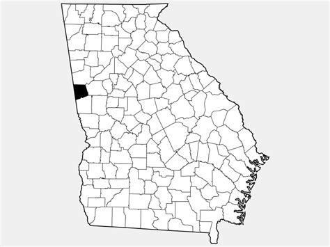 Heard County, GA - Geographic Facts & Maps - MapSof.net