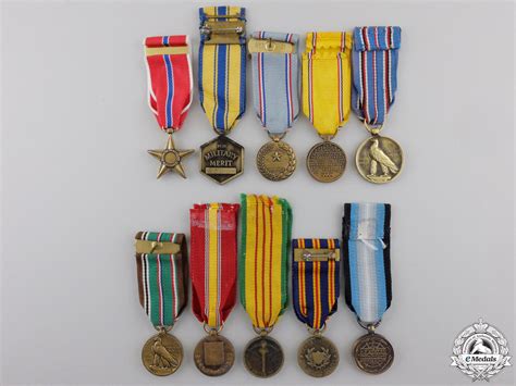 Ten American Miniature Medals And Awards – eMedals