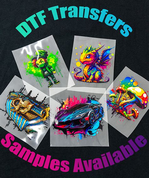 Free DTF Transfer Samples Pack | Custom Heat Transfers | Brandum