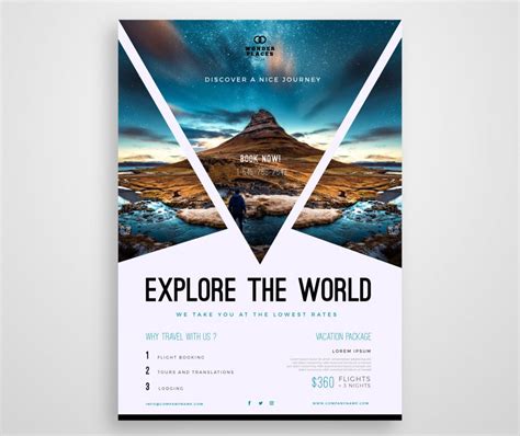 Creating A Travel Brochure For Students - Printable Templates Free