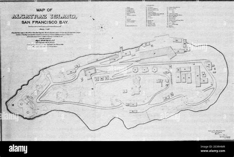 Map of alcatraz island hi-res stock photography and images - Alamy