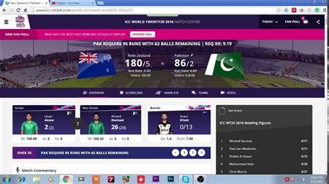 PAKISTAN Score Card , NEW ZEALAND V PAKISTAN , World Cup T20, Live Score Card - YouTube