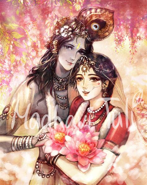 HD Anime Radha And Krishna Wallpapers - Wallpaper Cave