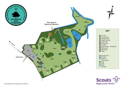 Map - Boyd Scout Campsite & Activity Centre