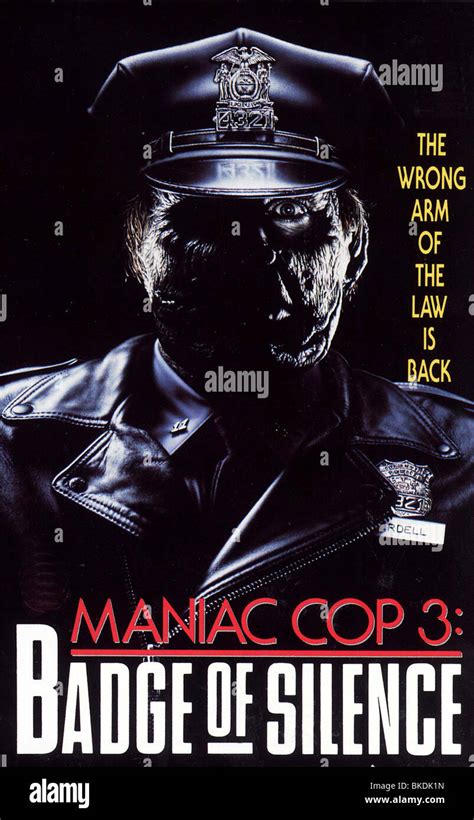 MANIAC COP III (1992) MANIAC COP 3 (ALT) POSTER MC3 001VS Stock Photo - Alamy