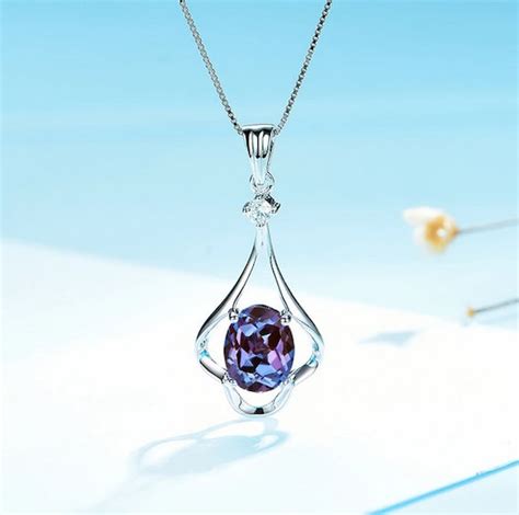 Alexandrite Pendant-alexandrite Necklace-for Women-925 - Etsy