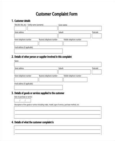 New Customer Registration Form Template | PDF Template