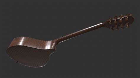 Irish Bouzouki - 3D Model by yn-delmund