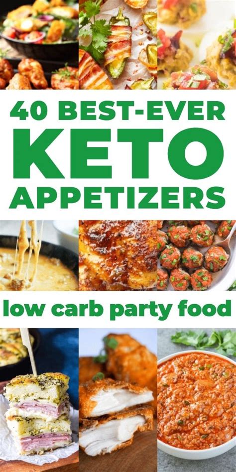 40 Best-Ever Keto Appetizer Recipes! Low Carb Keto Party Food in 2023 ...