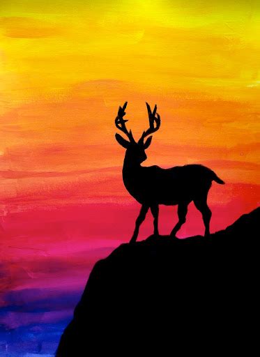 Silhouette on colorful gradation – Arte a Scuola