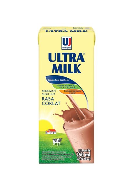 Ultra Susu Uht Steril Slim Chocolate Tpk 250Ml | Klik Indomaret