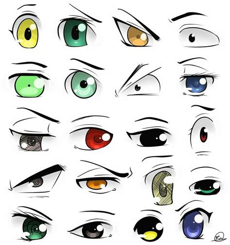Cool Eye Drawings in Anime Style