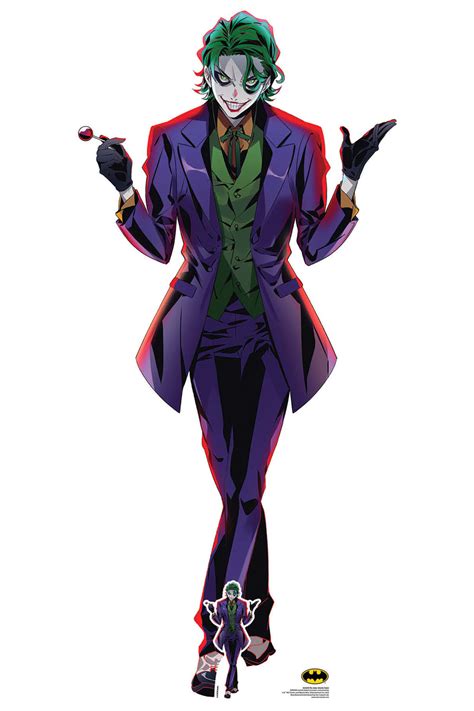 The Joker Anime Style Cardboard Cutout Lifesize Standee/ Stand Up