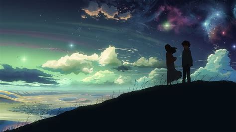 CoMix Wave | Anime scenery, Anime scenery wallpaper, Sky anime