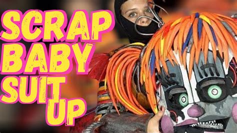 Scrap Baby Cosplay Suit Up - YouTube