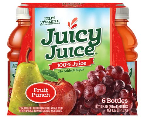 Juicy Juice 100% Fruit Punch, 10 Fl. Oz., 6 Count - Walmart.com