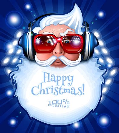 Santa Dj Stock Illustration - Download Image Now - iStock