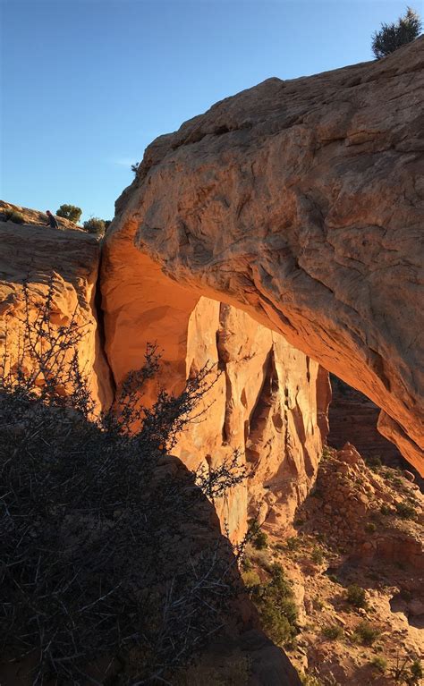 Yellow Van Travels: A Family Travel Blog: Sunrise at Mesa Arch in Canyonlands National Park