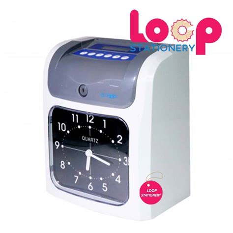 Time Recorder Punch Card Machine Analog Clock