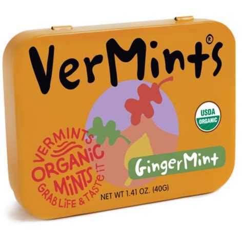 VerMints GingerMint Organic Mints, 1.41 oz - Ralphs