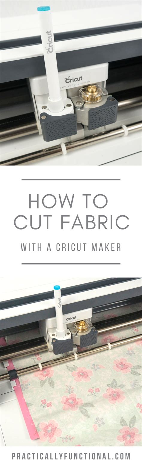 How To Cut Fabric With A Cricut Maker – Practically Functional