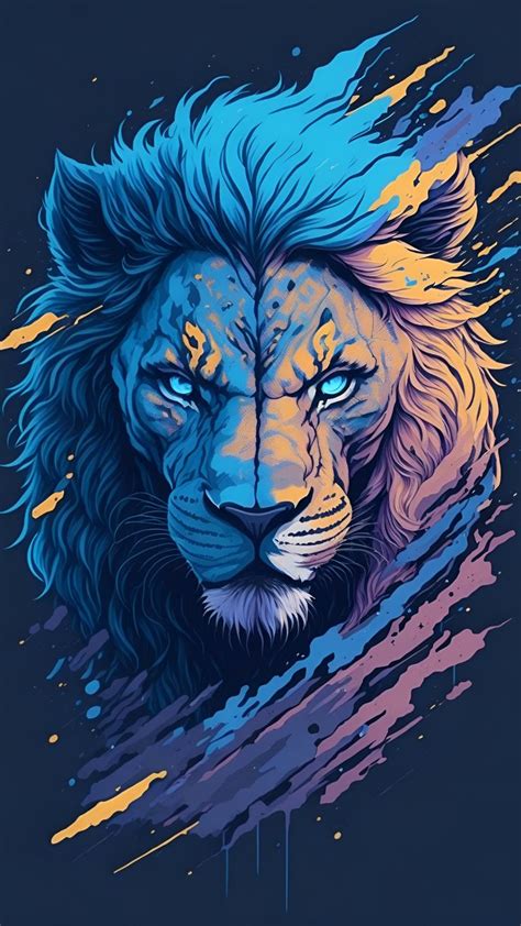 Detailed Illustration of a Lion Lion Wall Decor Lion - Etsy in 2023 ...