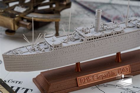 3D printed historical ocean liners - RMS Carpathia