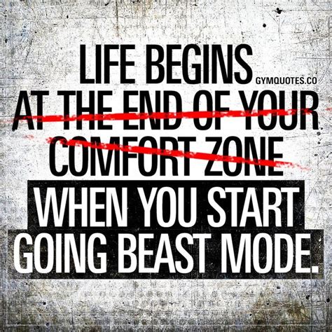 Beast Mode Gym Quotes: Life begins when you start going beast mode ...