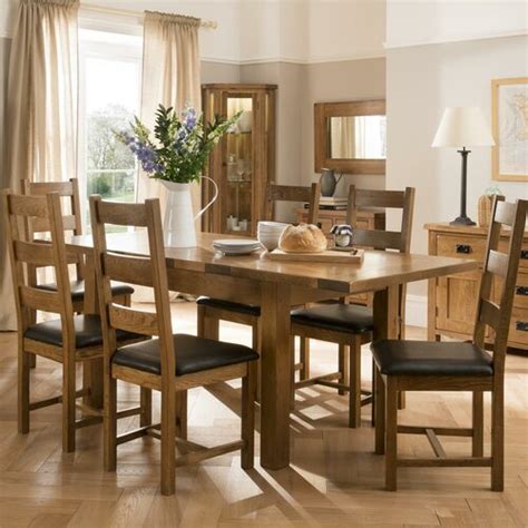 Ebern Designs Extendable Dining Set with 6 Chairs | Wayfair.co.uk