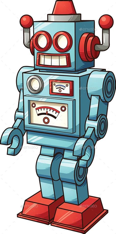 Retro Toy Robot | Robots drawing, Retro robot, Robot tattoo