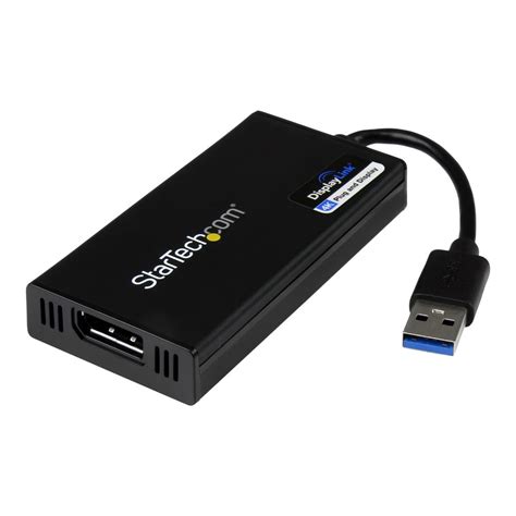 StarTech.com USB 3.0 to 4K DisplayPort External Multi Monitor Video Graphics Adapter ...