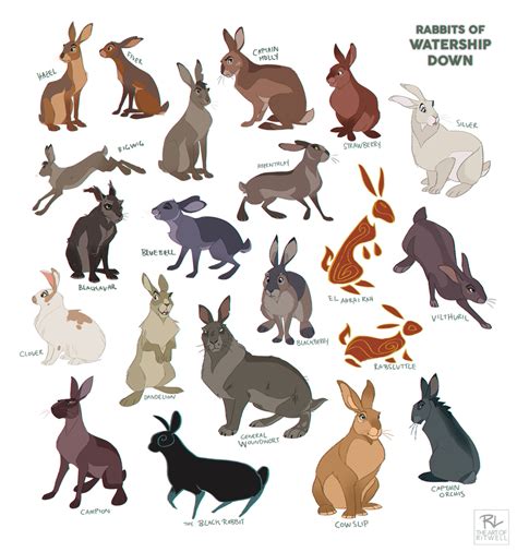 Rabbits of watership down by ritwells on deviantart – Artofit