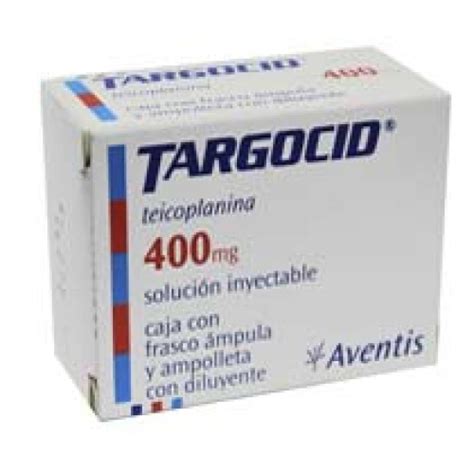 Targocid 400 mg solución inyectable 3 ml | Walmart