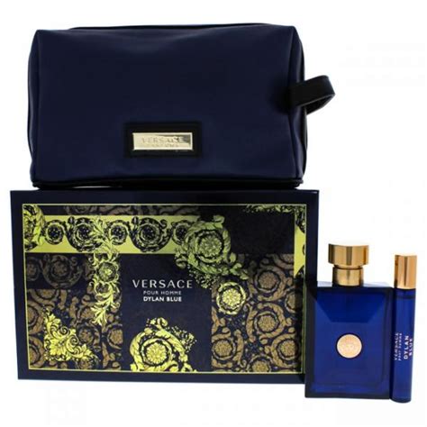 Versace Dylan Blue For Men 3 Pc Gift Set|Maxaroma.com