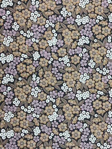 Vintage Wallpapers - Online Shop | Vintage Floral Wallpaper Black…