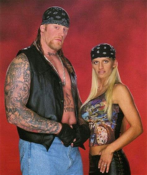 Undertaker with his ex wife Sara 2001 | Undertaker wwe, Undertaker, Wwf ...