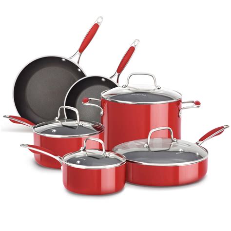 KitchenAid KCI10GPOB Cast Iron Grill and Panini Press Cookware, Onyx ...