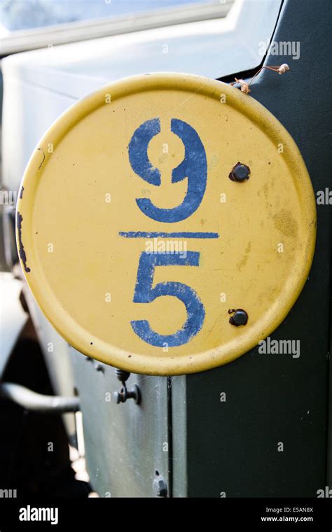 Bridge Classification Numbers Vehicle Markings on a WW2 vehicle at ...